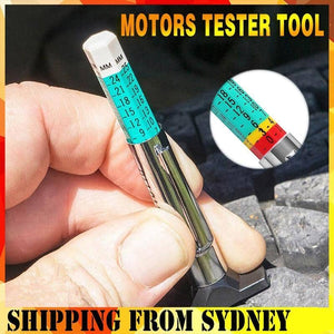 Car Tire Depth Tyre Tread Measures Gauge Gage Motors Tester Tool