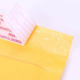 25PCS Poly Bubble Mailer Yellow Colour Multi-Size Plastic Padded Bag