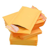 25PCS Poly Bubble Mailer Yellow Colour Multi-Size Plastic Padded Bag