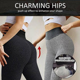 Women Yoga Pants Leggings High Waist Anti Cellulite Butt Lift Gym Fitness