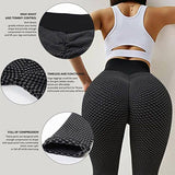 Women Yoga Pants Leggings High Waist Anti Cellulite Butt Lift Gym Fitness