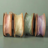 10PCS Organza Yarn Ribbon for DIY Craft & Gift Packaging