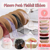10PCS Organza Yarn Ribbon for DIY Craft & Gift Packaging