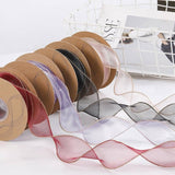 10PCS Organza Yarn Ribbon for DIY Craft & Gift Packaging