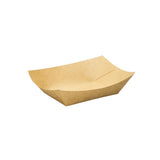 Kraft Paper Boat Tray Biodegradable Multi Size Serving Food Safe Fries Rice Deli