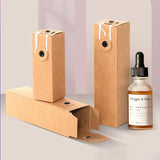 100PCS Kraft Paper Boxes for Cosmetic & Perfume Packaging