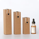 100PCS Kraft Paper Boxes for Cosmetic & Perfume Packaging