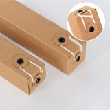 100PCS Kraft Paper Boxes for Cosmetic & Perfume Packaging