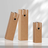 100PCS Kraft Paper Boxes for Cosmetic & Perfume Packaging