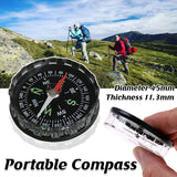 Mini Pocket Compass for Camping Hiking & Outdoor Navigation