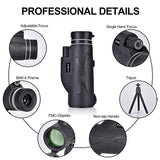 80X100 HD Binoculars Telescope Night Vision Starscope Phone Camera Zoom Tripod