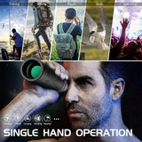 80X100 HD Binoculars Telescope Night Vision Starscope Phone Camera Zoom Tripod