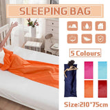 Smooth Silky Sleeping Bag Liner For Camping Hiking Hostel Travel 5Colours