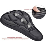 Thick Silicone Bike Seat Cover Comfort Gel Cycling Bicycle Saddle Cushion Pad