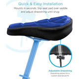 Thick Silicone Bike Seat Cover Comfort Gel Cycling Bicycle Saddle Cushion Pad