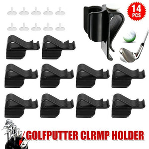 14Pcs Golf Bag Clip On Putter Clamp Holder Putting Club Ball  Marker Organizer