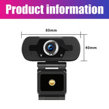 1080P HD Webcam USB 2.0 PC & Laptop Camera with Mic