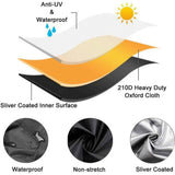 Universal Waterproof UV Lawn Mower Cover 193*64*112cm Rain Protection