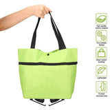 Foldable Trolley Bag Portable Shopping Cart Folding Home Travel Portable Handbag