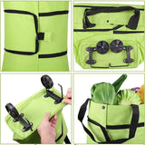 Foldable Trolley Bag Portable Shopping Cart Folding Home Travel Portable Handbag