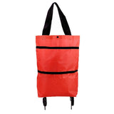 Foldable Trolley Bag Portable Shopping Cart Folding Home Travel Portable Handbag