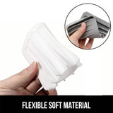2X Silicone Soap Dish Soap Holder Rack Tray Plate Saver Storage For Bathroom new
