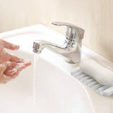 2X Silicone Soap Dish Soap Holder Rack Tray Plate Saver Storage For Bathroom new