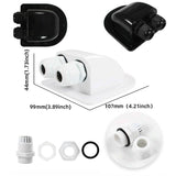 7PCS Solar Panel Corner Mounting Brackets Kit Vehicle Roof Mount Caravan Boat RV