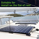 7PCS Solar Panel Corner Mounting Brackets Kit Vehicle Roof Mount Caravan Boat RV
