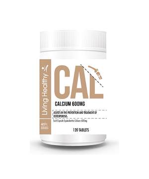 Living Healthy Calcium 600mg, 120 Tablets