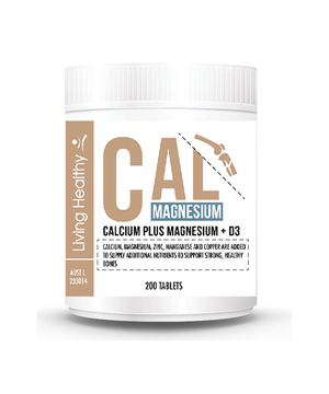 Living Healthy Calcium Plus Magnesium + D3, 200 Tablets