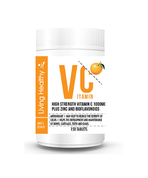 Living Healthy Vitamin C 1000mg, 150 Tablets