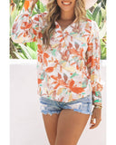 Azura Exchange Wrap Long Sleeve Blouse - S