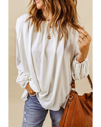 Azura Exchange Billowy Sleeve Blouse - L