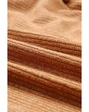 Azura Exchange Leopard Color Block Long Sleeve Knit Top - M