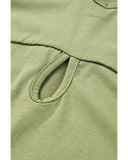 Azura Exchange Criss Cross Sweetheart Neck Long Sleeve Top - M