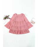 Azura Exchange Swiss Dot Ruffled Blouse - L