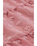 Azura Exchange Swiss Dot Ruffled Blouse - L