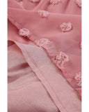 Azura Exchange Swiss Dot Ruffled Blouse - S