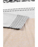 Azura Exchange Leopard Print V-Neck Top - L