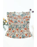 Azura Exchange Vintage Floral Sleeveless Tank Top - L