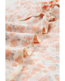 Azura Exchange Tiered Flutter Sleeve Blouse - S