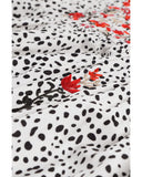 Azura Exchange Embroidered Flutter Sleeve Blouse - M