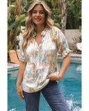 Azura Exchange Paisley Pattern Print Blouse - S