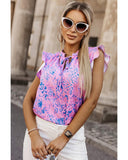 Azura Exchange Ruffle Leopard Print Top - XL