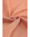 Azura Exchange Textured Loose Top with Notched V Neck and Buttoned Front - XL