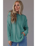 Azura Exchange Waffle Knit Loose Top - S