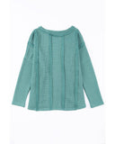 Azura Exchange Waffle Knit Loose Top - S