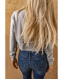 Azura Exchange Knitted Patchwork Cropped Top - XL