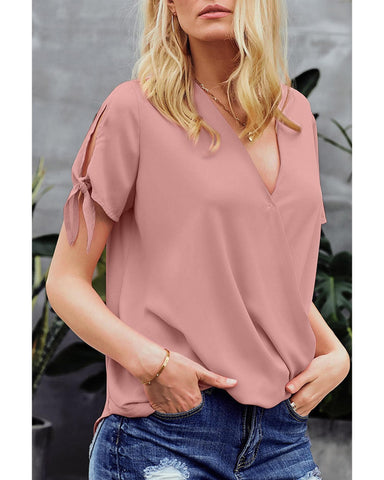 Azura Exchange Drape Blouse - L